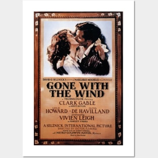 Gone With The Wind Movie Poster (Theatrical Pre-Release Version) Posters and Art